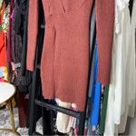 Bottega Veneta New  Ribbed Knit Mini Dress in Rust Brown Photo 6