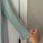 Talbots Light Green Ribbed Cardigan with Tie Photo 3