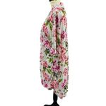 Show Me Your Mumu Pink Floral Robe Bridal Dressing One Size Fits Most Photo 2