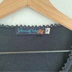 Johnny Was  Elegant Navy Blue & Black Blouse Photo 2