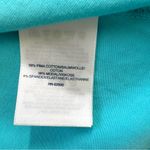 Lands' End Blue Turquoise Sleeveless Twist Front Stretch Summer Dress Small Photo 8