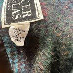 VTG Womens Spencer Douglas Peacoat 10 Wool Blend Plaid USA Academia Preppy Blue Photo 3