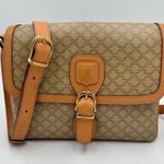 Celine Macadam Coated
Canvas Crossbody Bag Tan Photo 0