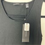 VERO MODA Tessa Ribbed MIDI Dress Black NWT Photo 3