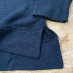 Aerie  Women’s Size Medium Oversized Black Crewneck‎ Pullover Sweater Photo 6