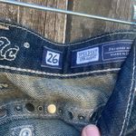 Miss Me  Dark Wash Studded Distressed Straight Leg Jeans | 26 Photo 2