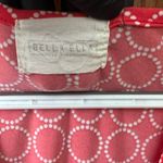 Bella Ella Coral Wrap Dress Womens Size Medium Circles Sleeveless Photo 4