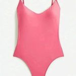J.Crew New with tags pink Scoopneck one-piece swimsuit in size 22 Photo 1