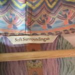 Soft Surroundings Womens one size Boho Open Front Drape Vest abstract Aztec Photo 3