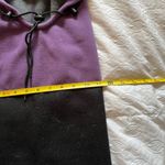 Purple & Black fleece cozy warm hat wrap Photo 3