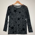 Nasty Gal  Star Mesh Long Sleeve Top Photo 1