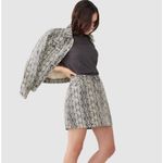 BlankNYC Womens Skirt Sz 27 Gray Henrietta Snakeskin Mini Y2K Grunge Streetwear Photo 1