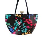 Desigual  Multicolor Flora Fauna Reversible Large Shoulder Tote Bag Photo 5