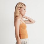 Madewell NWOT Corset-Detail Crop Sweater Tank Top Size XL Photo 1