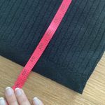 7 For All Mankind NWT  Black Ribbed Tank Sweater Dress Photo 4