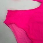Solid & Striped Swimsuit SZ Large Cameron Cutout One Piece NWT Crinkle Rib Pink Photo 14