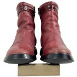 Vintage Hogan Zip Up Chelsea Boots Women’s Size 38 (US Women’s 7) Red Photo 3