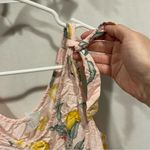 Flora Nikrooz Cute pink sleeveless top tie straps lemons flora Photo 6