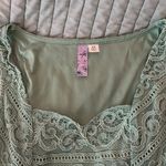 Alya Green Lace Dress Photo 2