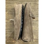 Cordani Parma‎ Driver Loafer Size 7 Suede Embroidered Preppy Quiet Luxury Brown Photo 2