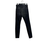 ZARA Mid Rise Stretch Skinny Jeans Cotton Blend Washed Effect 5-Pocket 2 Black Photo 4