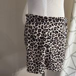 Leopard Print Women's swimming Shorts Brown Size L Photo 2