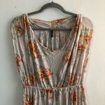 Free People Top Floral Sleeveless Cowl Neck Tank Top Tee Sz M GUC Babydoll Style Photo 4