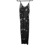 NWT Doublju Womens Black Polka Dots Spaghetti Straps Wide Photo 8