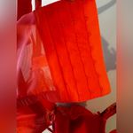 Lane Bryant Bra Women’s 44D Orange Lace Floral Longline Underwire Coral Strap A4 Photo 4