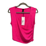 Bobi NWT  Los Angeles‎ Pink Semi Cropped Ribbed Tank Top Photo 1