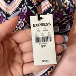 EXPRESS NWT  Top Aztec Print Halter Top Boho Indie Bohemian Summer Size Small Photo 5