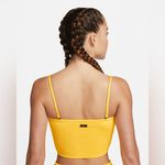 NWT Nike Swim Set Yellow Bandeau & High Waisted Bikini Bottom Ribbed Size M Size M Photo 1