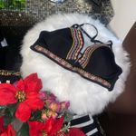 Shade & Shore Black Embroidered Women's Top Photo 6