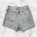 Free People  We The Free Light Blue Distressed Jean Shorts size 28 Photo 1