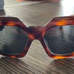Versace Tortoise Shell Oversized Framed dark Gray lenses with Medusa NWT Photo 0