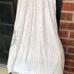 Farm Rio Solana lace midi White dress size small Anthropologie Photo 3