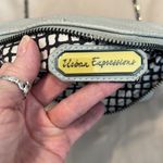 Urban Expression Urban expressions mini greyish blue crossbody wristlet roomy for its size EUC Photo 8