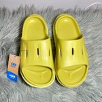 Hoka  One Ora Recovery 3 SlideGolden Licen/Celery Root Lime Green Sandals Sz 5 Photo 1