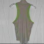 Free People NWOT  Grey and Green Marley Mock Tank Sz Small Photo 3