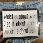 Garage Jr Size 7 Cut Off Shorts Craft Denim Festival Hi Rise Jean Short Women’s Photo 12