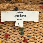 Entro  women's L chunky confetti Popcorn Sweater Cardigan w/front pockets Photo 4