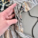 Free People Under the Sun Tunic Top Mini Dress Size Small Floral Striped Photo 15