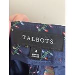 Talbots Holiday Christmas Lights Pants Festive Size 4 Small Office Party Photo 1