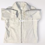 Avec Les Filles Women’s Relaxed Zip Front Jacket Cream Size L Felted Winter Photo 4