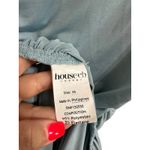 House Of CB  Deana powder blue jersey asymmetric‎ mini shirt dress size Medium Photo 5