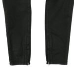 Vince Black Dylan Coated Moto Zip Leg Skinny Pants Jeans 27 Photo 5