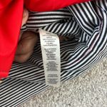 Chico's Red Puffer Jacket Size 4 Short Sleeve Quilted Coat Cropped Gorpcore Photo 6