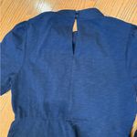 Boden Navy Short Sleeve Midi Dress | Size 10L Blue Photo 3