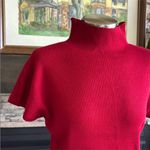 Cable & Gauge  Bold Red Turtleneck Top Photo 1