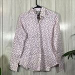The Shirt Rochelle Behrens Button Down Blouse size S Small White Photo 0